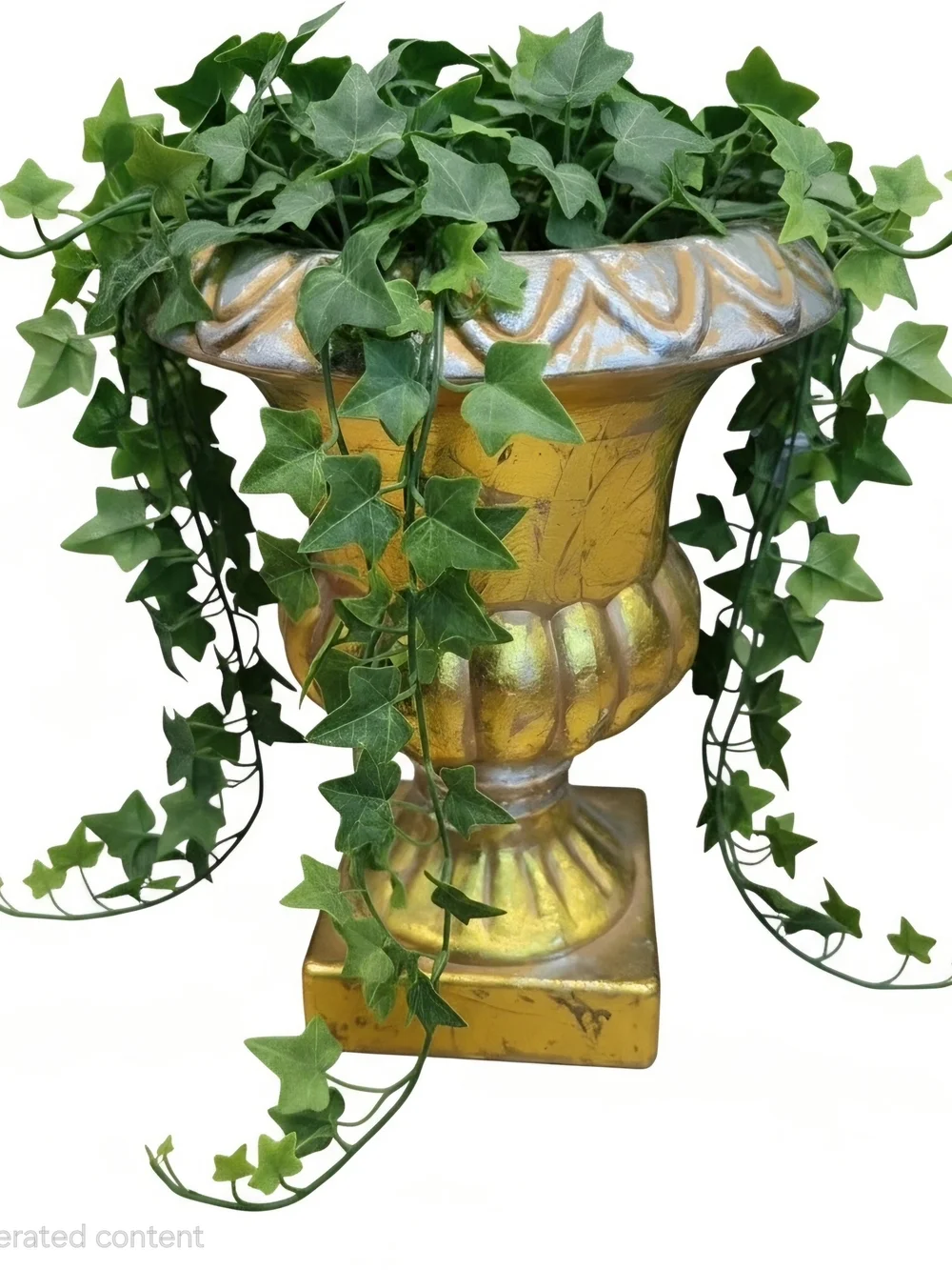 Gold Decorative Urn Planter